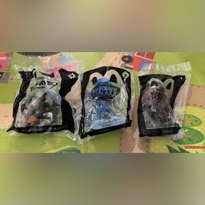 New mc donald Marvel Guardians of the Galaxy Small Pet Toys - Black, Blue, Gray